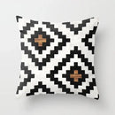 Axyaa Wood Texture Marble Pillowcases - Geometric Cushions Case for Home Decor
