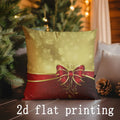 Let It Snow Pillow Covers by Axyaa for Sofa, Bedroom, Car - Rectangular Cushion