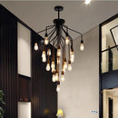 Axyaa Nordic Stair Chandelier Living Room Bedroom Dining Room Pendant Lights Ceiling Light