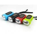 Axya 3*LED Hand-cranked Solar Flashlight with Rechargeable Battery