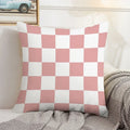 Axyaa Checkerboard Pillow Cases 45x45 Set of 2 Decorative Cushion Covers