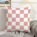 Axyaa Checkerboard Pillow Cases 45x45 Set of 2 Decorative Cushion Covers