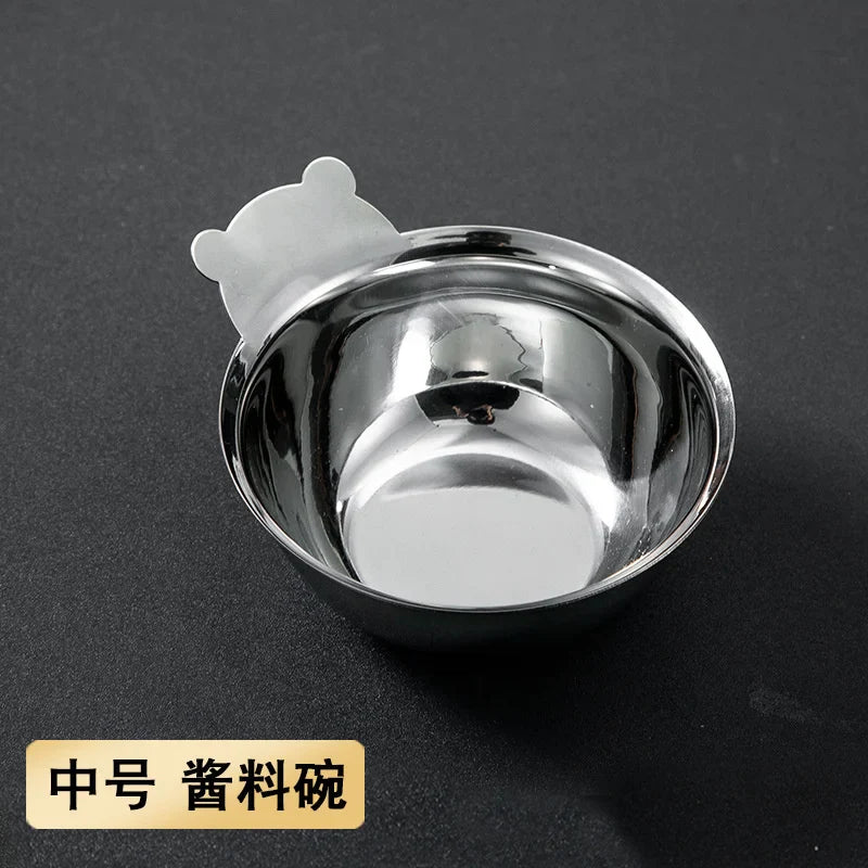 Axyaa Stainless Steel Divided Dinner Tray | Food Plate for Students, Canteen, Restaurant