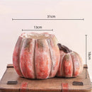 Axyaa Pumpkin Flower Vase for Garden and Courtyard Decoration - Ceramic Succulent Pot