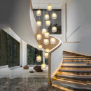 Axyaa Nordic Pendant Lamp for Dining Room - Indoor Lighting Chandelier for Living Room