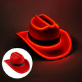 Axyaa Light Up Pet Cowboy Hat: Fun, Luminous Dog/Cat Accessory for Walks, Photos & Gifts