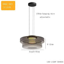 Axyaa Glass Pendant Light - Adjustable Luxury Chandelier for Kitchen Island, Living Room, Bedroom