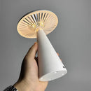 Axyaa LED Mushroom Table Lamp Rechargeable Touch Bedside Night Light