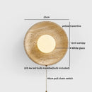 Axyaa Yellow Stone LED Wall Lamp with Pull Chain Switch