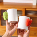 Axyaa Camellia Flower Tea Cup Ceramic Mug Lemon Strawberry Breakfast Coffee Cup