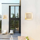 Axyaa Square LED Wall Lamp for Outdoor Decor in Villa Courtyard & Restaurant