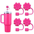 Axyaa Silicone Flower Straw Cover for Stanley Cup 30&40Oz Tumblers