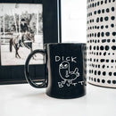 Axyaa Funny Dick Butt Coffee Mug 11oz Black Ceramic Tea Cup Office Beer Cup