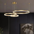 Axyaa Modern Pendant Chandelier for Dining Room Ceiling, LED Indoor Decorative Lighting