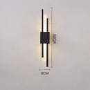 Axyaa Modern Iron Wall Sconce LED Light Fixture for Living Room, Minimalist Design