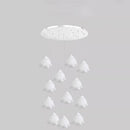 Modern LED pendant lights by Axyaa - staircase chandeliers for stylish indoor living.
