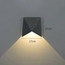 Outdoor Waterproof LED Wall Lamps Aluminum Black White Wall Light by Axyaa