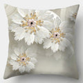 Axyaa Retro Flowers Pillowcase 45cmX45cm Square Sofa Cushion Cover