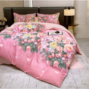 Axyaa Cotton Flower 4-Piece Bedding Set - Thickened & Large Printing
