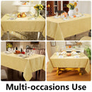 Axyaa Jacquard Polyester Tablecloth for Home Banquet Tables