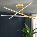 Axyaa Nordic LED Ceiling Chandelier for Living Room Bedroom Dining Area