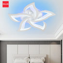 Axyaa Lotus Ceiling Chandelier: Modern Luxury LED Bedroom Lamp Art Decor Lighting