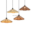 Axyaa Wooden Dining Pendant - Retro Walnut, Home Decor Lamp for Bedroom, Study, Bar, Cafe