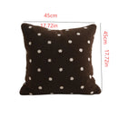 Axyaa White Nordic Pillow Cover for Living Room Sofa, Cute & Stylish Home Decoration