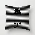 Axyaa Cat Sofa Pillow Cover - Cartoon Style Home Decor Pillowcase