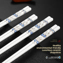 Ceramic Chopsticks Set by Axyaa: Anti-bacterial, Anti-mould, Non-slip, High Temperature Resistant