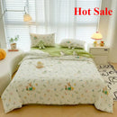 Axyaa Lightweight Washed Cotton All Season Comforter for Single-Double Bed