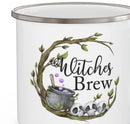 Witchy Enamel Mug, Camping & Outdoor Campfire Cup - Axyaa Brand