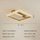 Axyaa Luxury Crystal LED Ceiling Chandelier with Smart Dimmable Lights and Artistic Design