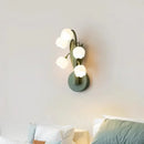 Axyaa Modern Elegant LED Flower Table Lamp & Wall Light for Bedroom Night Reading