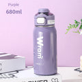 Axyaa Stainless Steel Insulated Straw Cup – Large Capacity Dual Drinking Cup