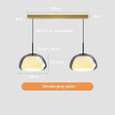 Axyaa Amber Jelly Chandelier: Modern Danish Design Glass Lighting Fixture for Home & Hospitality