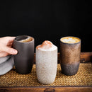 Axyaa Retro Ceramic Coffee Cups - Japanese Style, Vintage Design for Home and Office