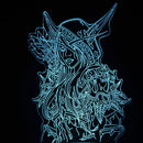 Axyaa WOW World of Warcraft Alliance Tribal Signs 3D Illusion LED Table Lamp