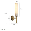 Axyaa Black Copper LED Wall Sconce for Foyer, TV Background, Bedroom