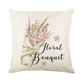 Axyaa Lavender Print Collection Pillowcase for Home Decor and Bedding