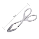 Axyaa Stainless Steel Scissors Food Tongs for Home Cooking