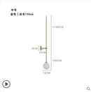 Axyaa Minimalist Metal Pipe Wall Sconces with LED Glass Ball Deco