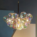 Axyaa Modern Bedroom LED Bubble Glass Pendant Light Warm Atmosphere and Eye Protection