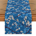 Axyaa Floral Vase Table Runner: Elegant Dining Room Decor & Holiday Party Essential