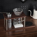 Axyaa Wooden Coffee Stand Camping Portable Brewing Tool Rack