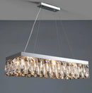 Axyaa Crystal Chandelier for Modern Luxury Living Room and Bedroom Ceiling Decoration