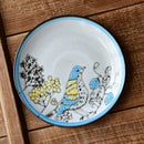 Axya Hand-Painted Ceramic Tableware: Glaze Western Food Steak Plate and Dessert Dim Sum Plate