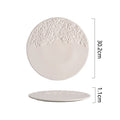 Axyaa Electroplated Ceramic Steak Plate Set