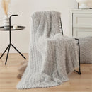 Axyaa Solid Color Knitted Blanket for Living Room, Bedroom, Office - Simple and Elegant