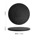 Axyaa Matte Ceramic Sushi Dessert Steak Pasta Plate Set